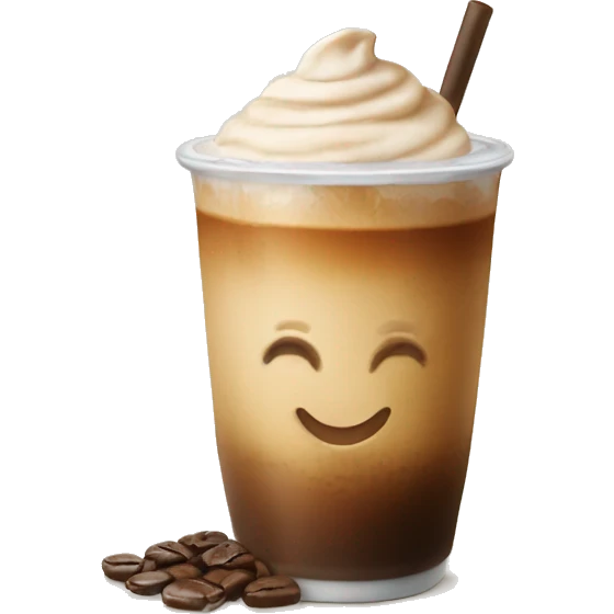 iced coffe latte emoji