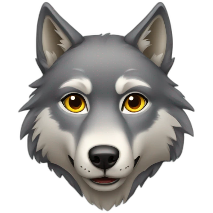 Female wolf  emoji