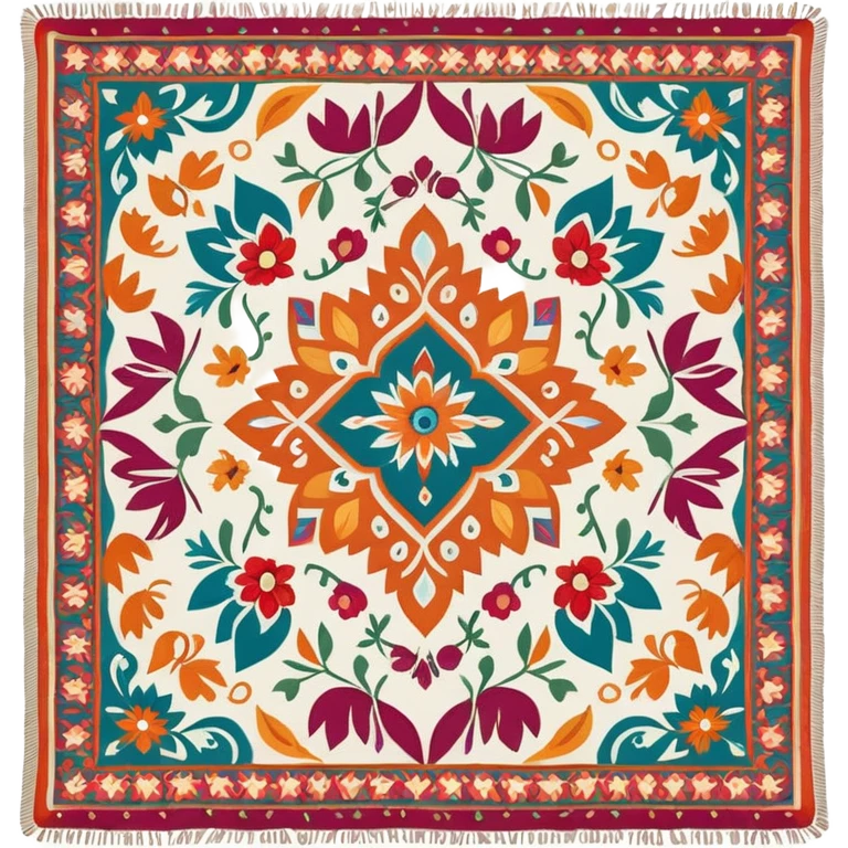 Cozy Indian throw blanket emoji