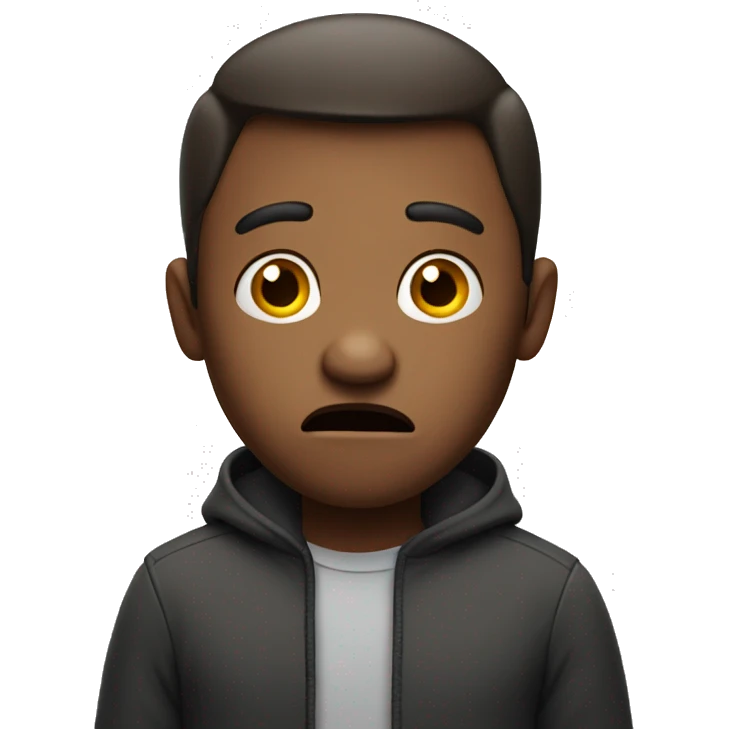 person looking horrified emoji