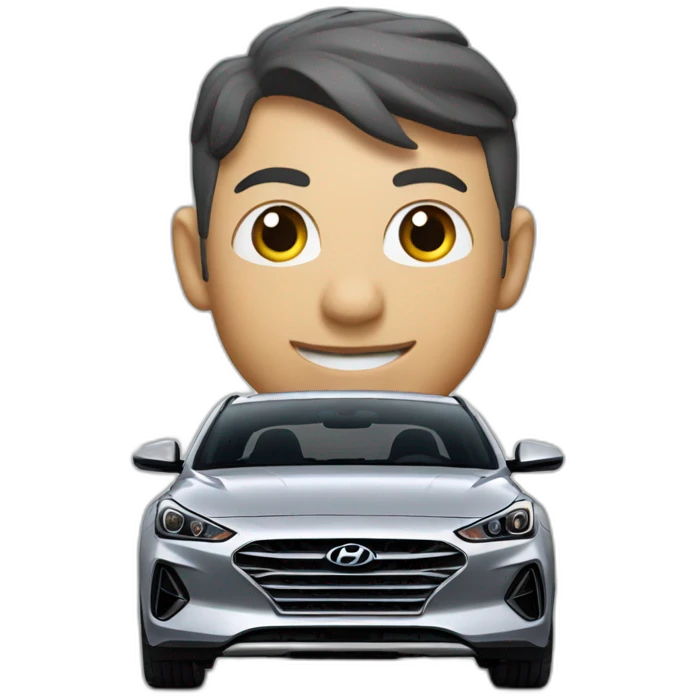 Silver Hyundai Ionic 5 emoji