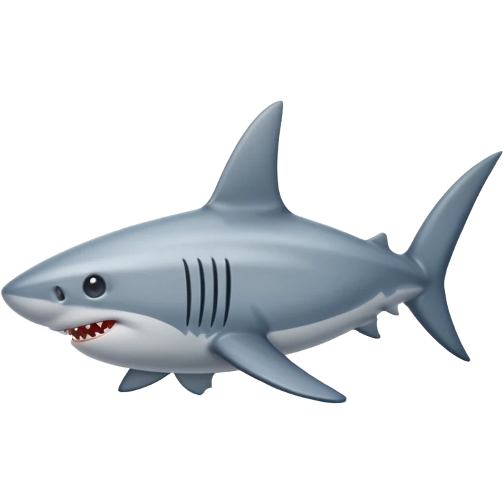 A shark fin out of water emoji