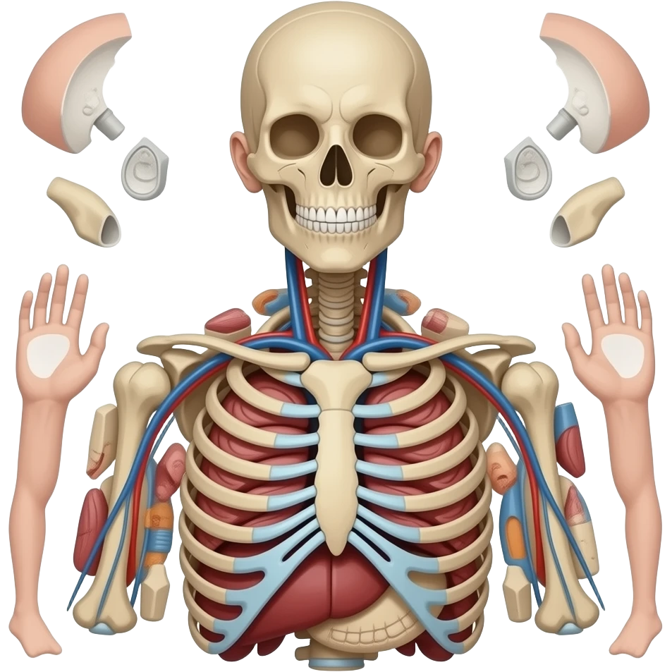 weird fused and mixed amalgamation of random body parts and extremeties that does not make sense at all emoji