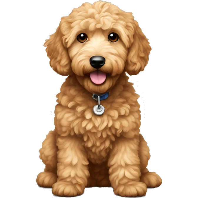 mini goldendoodle emoji