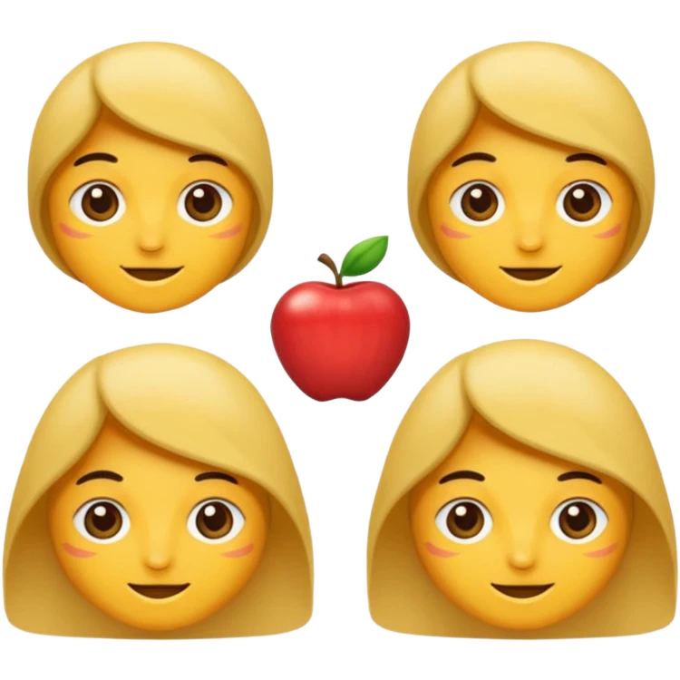 خرس با گوش های خرگوش emoji