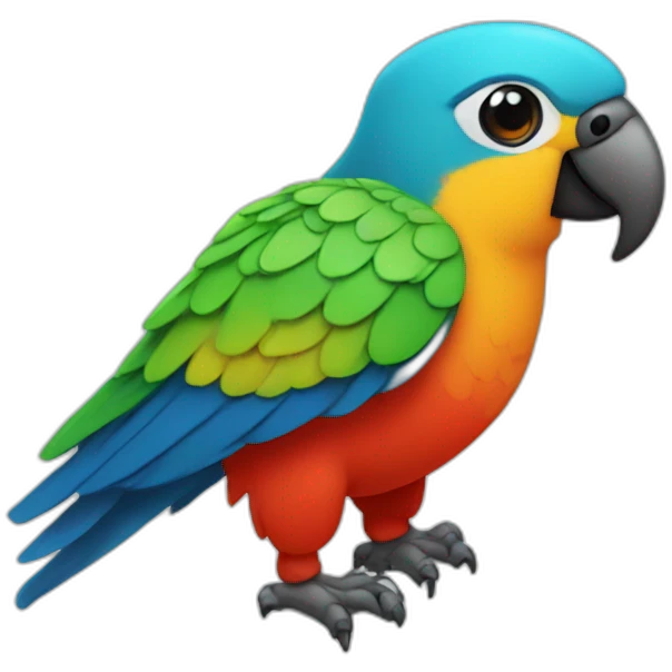 a capsulecrm branded party parrot emoji