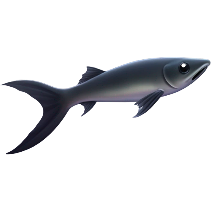 Black ghost knifefish emoji