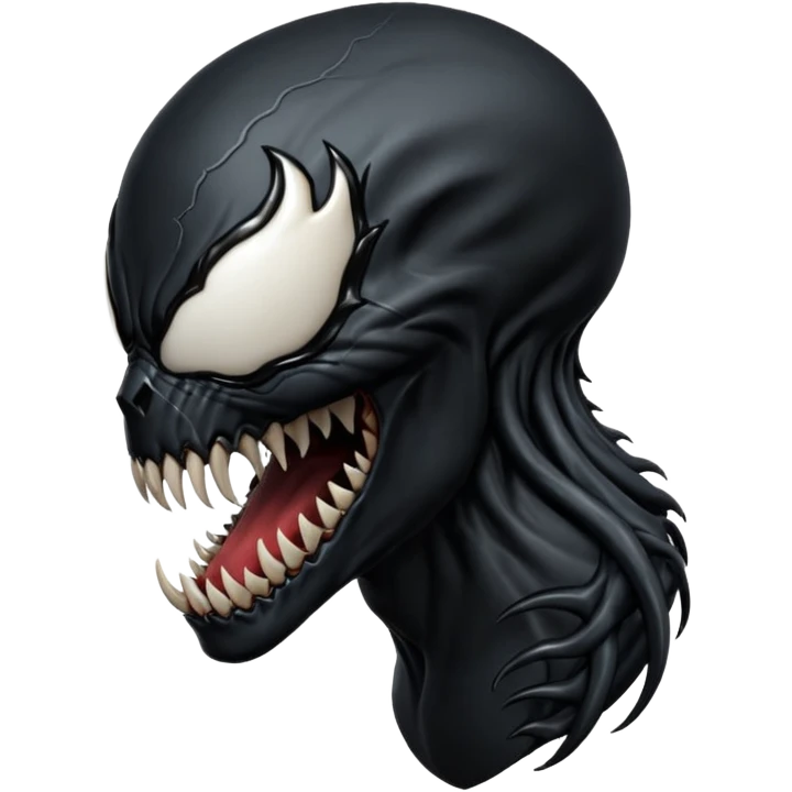 back of Venom's head with subtle texture emoji