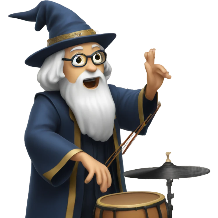 wizard conducting orchestra  emoji