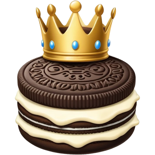 Oreo with a crown emoji