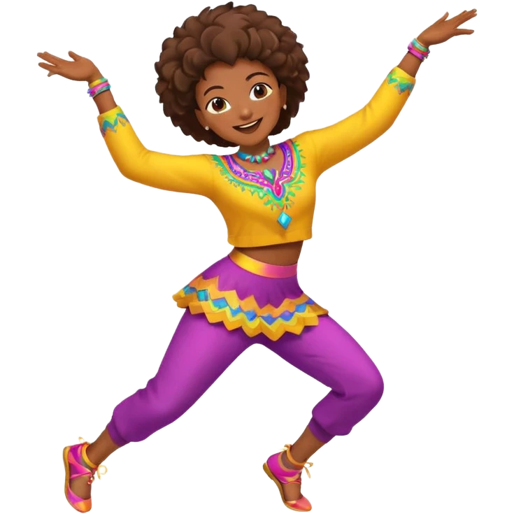create a person emoji of Barcavibe is the superpower name Brings energy, momentum, and structure more fun and dancing more coloful emoji