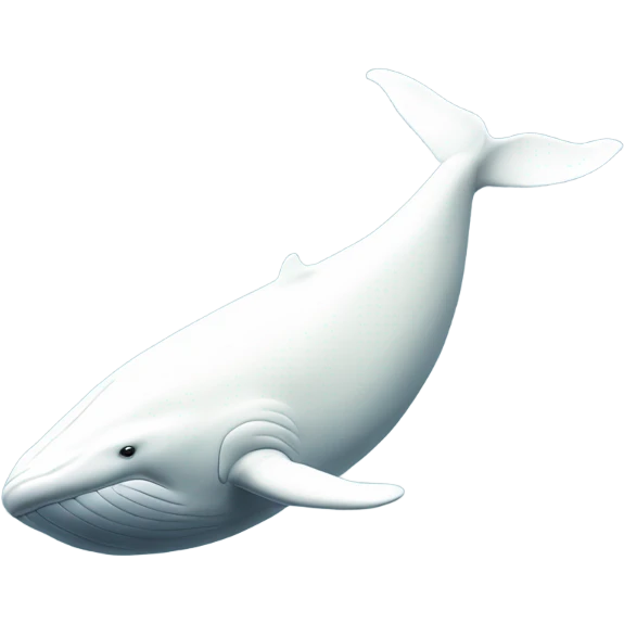 white whale , underside emoji