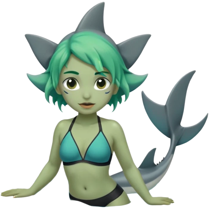 A metkayina they have no hat just Turcanese And they have a color like a combination of green They are similar to shark tails, they have tails that allow them to swim in water, they are a little small, then their hands are a little stuffed on the empty sides to be looped to the face in the water. emoji