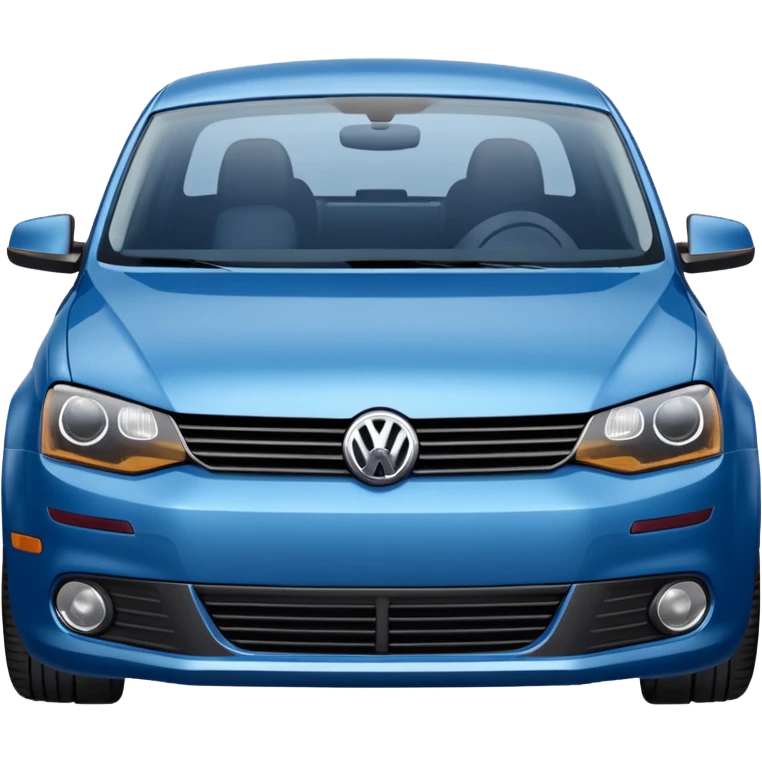 BLUE volkswagen Jetta 2003 emoji