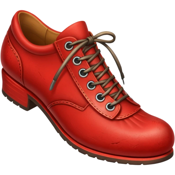 Red shoe emoji