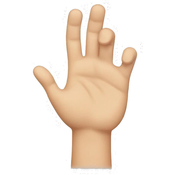 Hand on head emoji