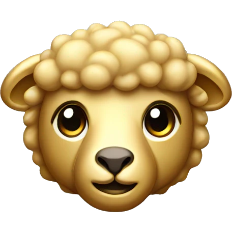 gold sheep emoji