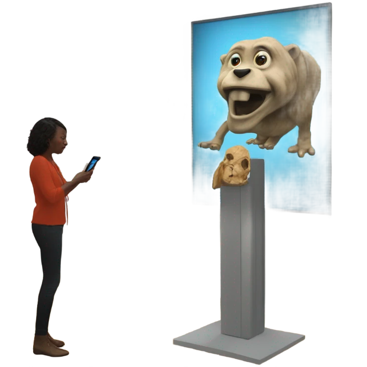augmented reality museum emoji