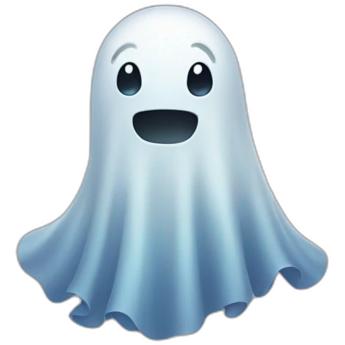 Cute ghost emoji