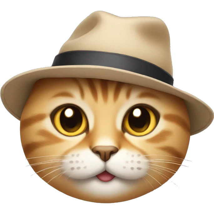 cat with a hat emoji