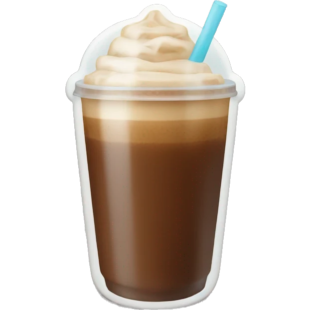 Ice coffee emoji