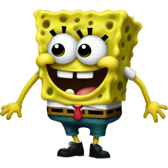 freaky spongebob  emoji