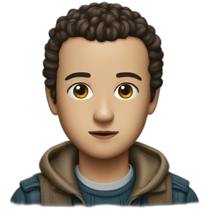 Eleven from Stranger Things emoji