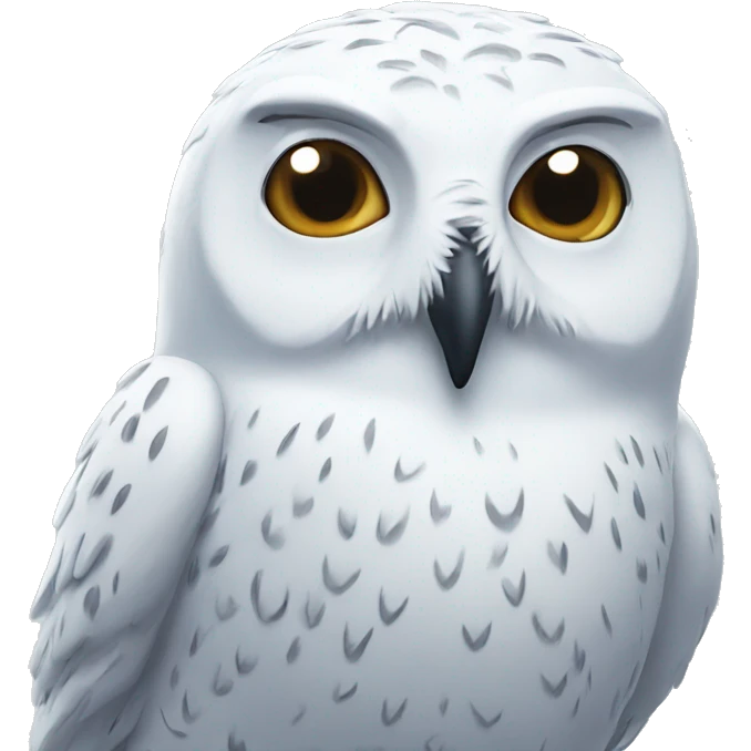 Snow owl emoji
