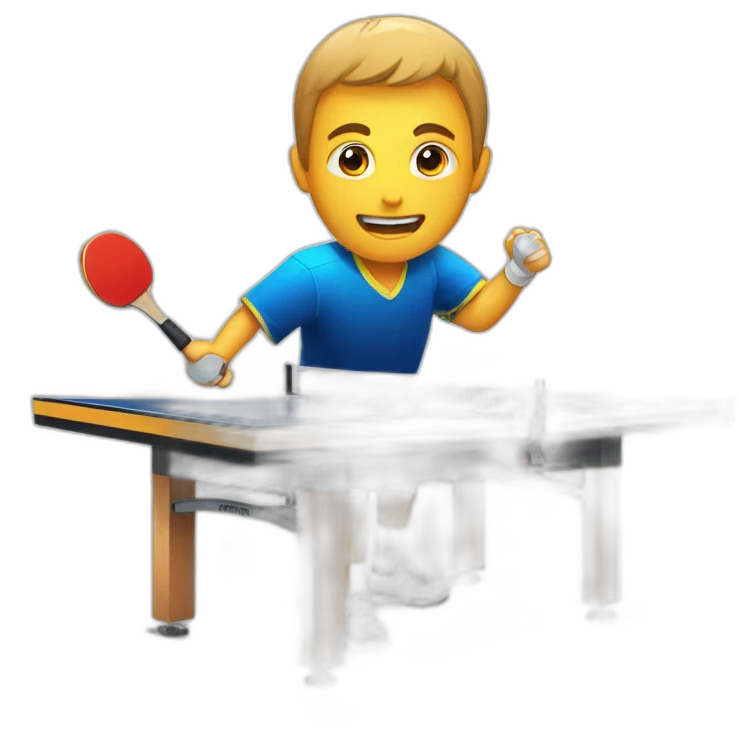 Table tennis emoji
