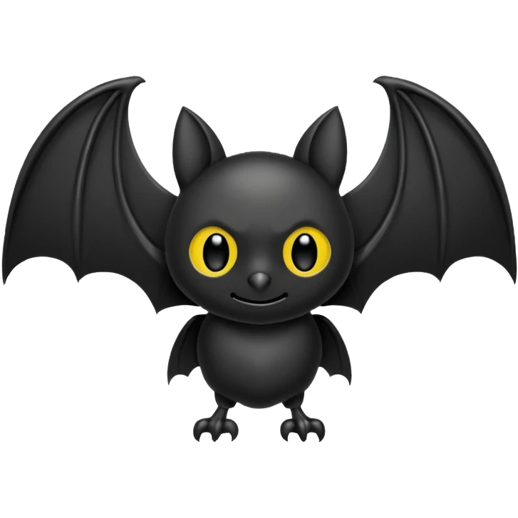 black bat emoji