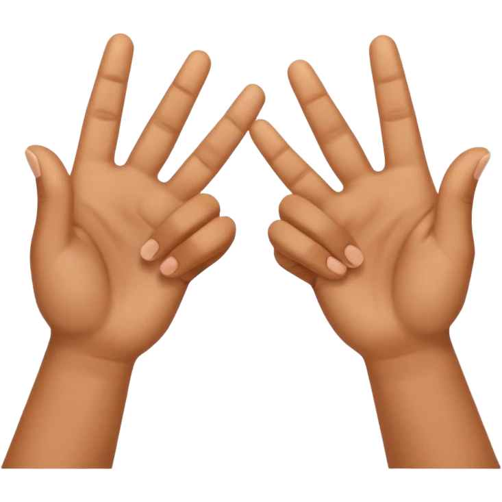 Put both hands together in a clapping gesture  emoji
