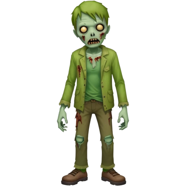 Create an emoji of  a scary Zombie full bodied emoji