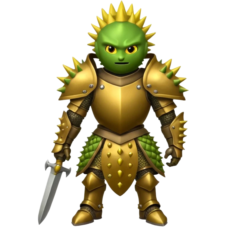 DURIAN KNIGHT WITH SHIELD emoji