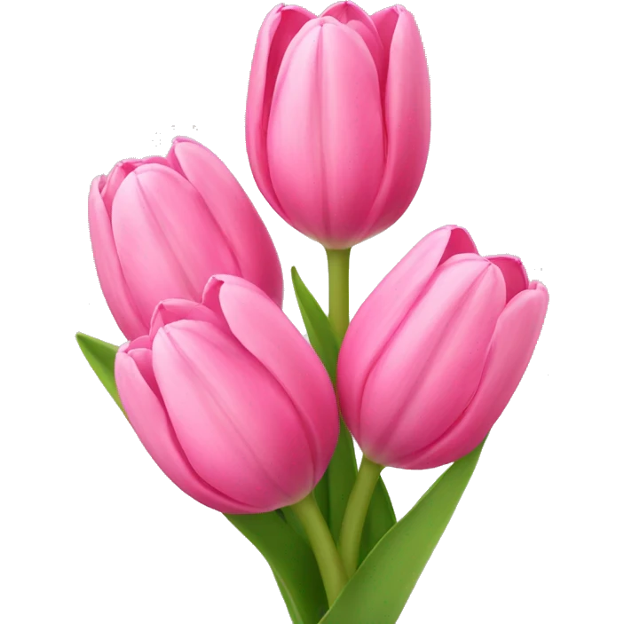 pink tulip bouquet  emoji