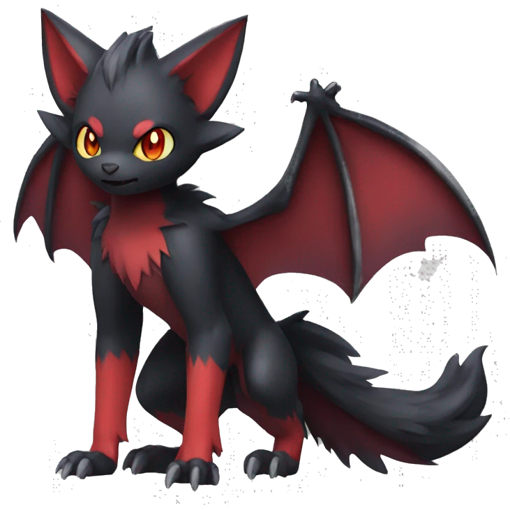 Bat-Litten-Zoroark full body emoji