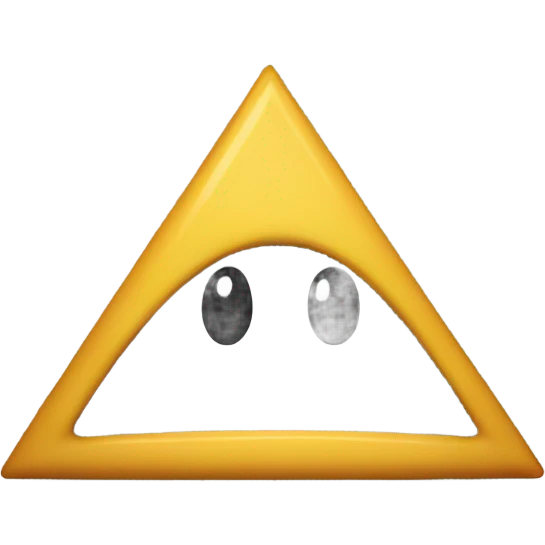 upside down triangle grin emoji