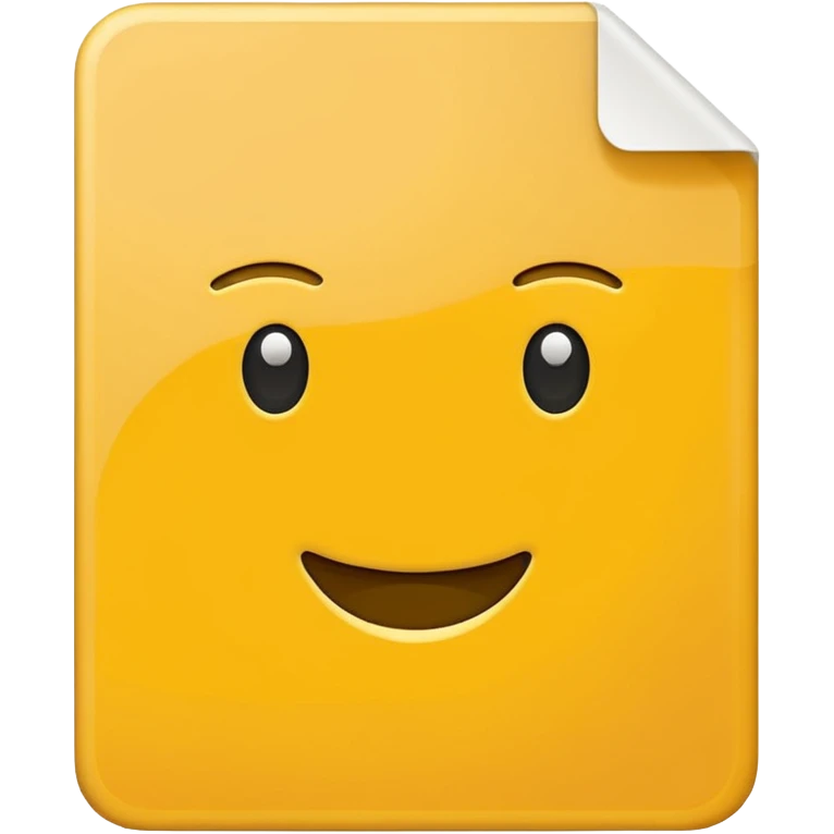 yellow card emoji