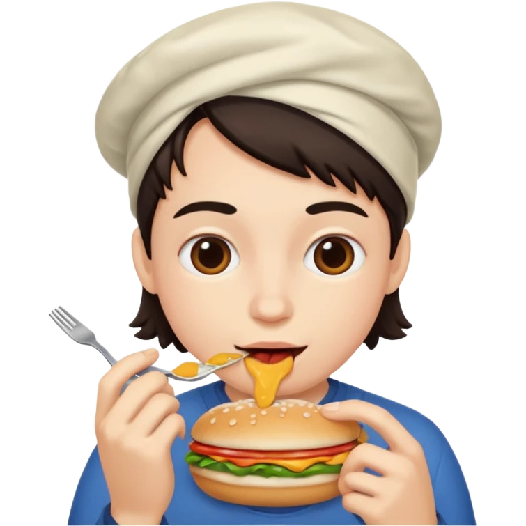 Me eating  emoji