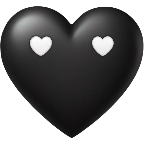 black heart emoji