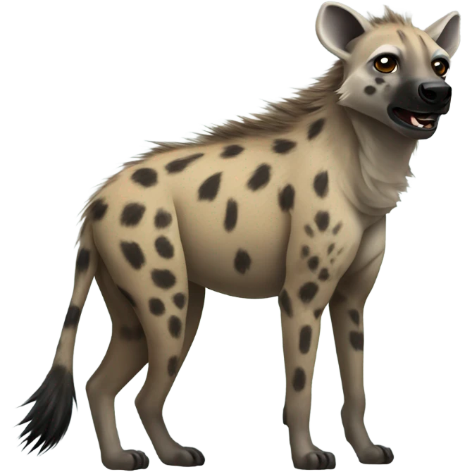 Hyena side view emoji