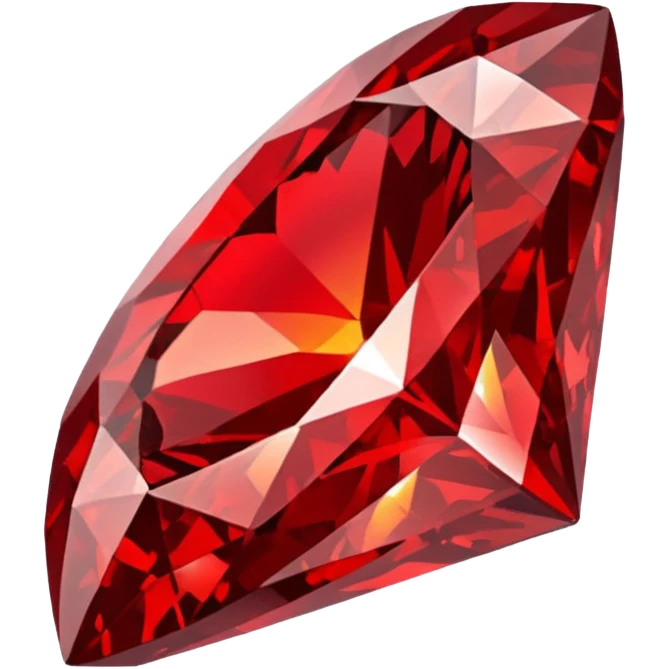 gem glitter red emoji