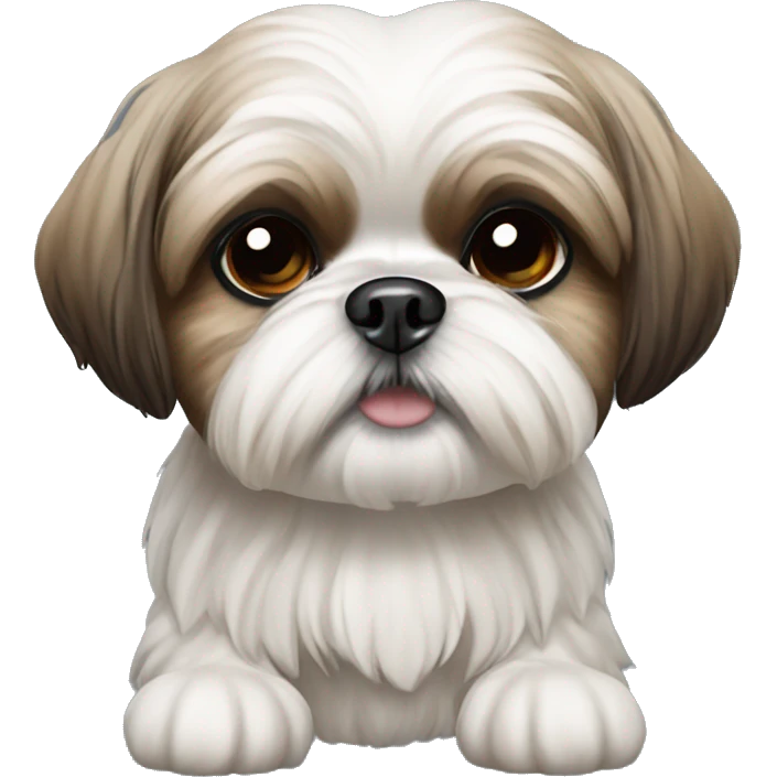 2 girl shihtzu 1 boy shihtzu emoji