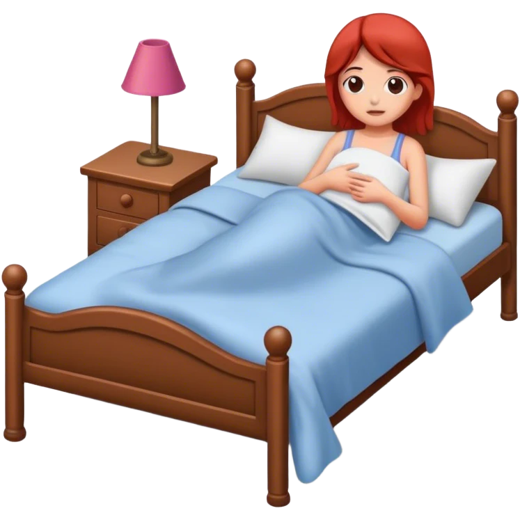 Girl in the bed emoji