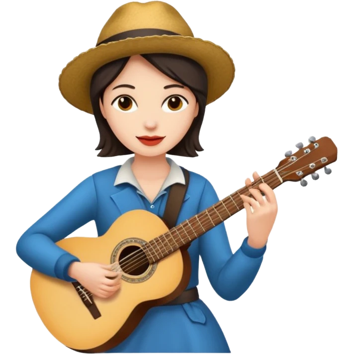 Street Music Performer woman  emoji