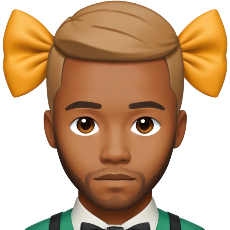 Frank ocean with a bow emoji
