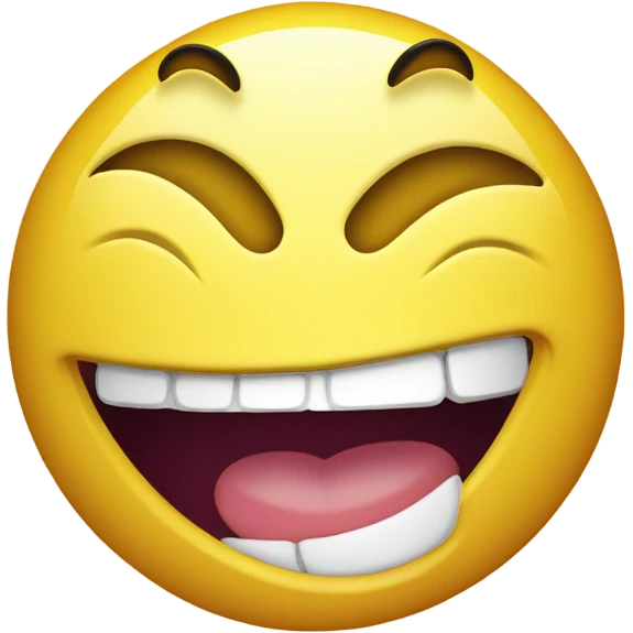 Smiley with crying laughter face emoji