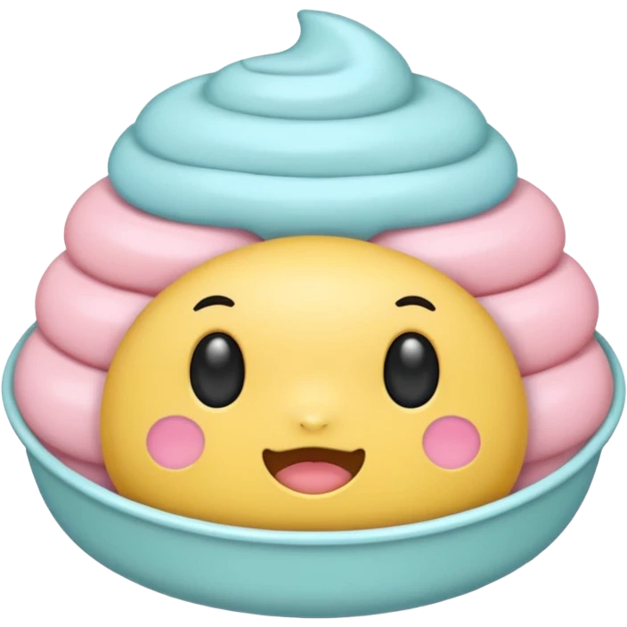 Kannst du mir bitte ein Bild erstellen im Kawaii-Stil? Also ganz übertrieben kitschig, also pastellige Farben mit den Thema Genetik. emoji