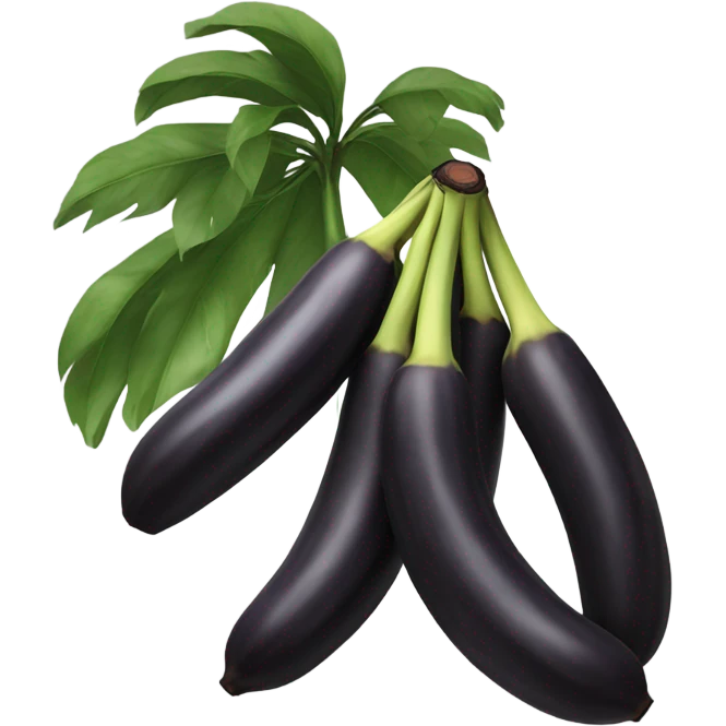 big black bananas emoji