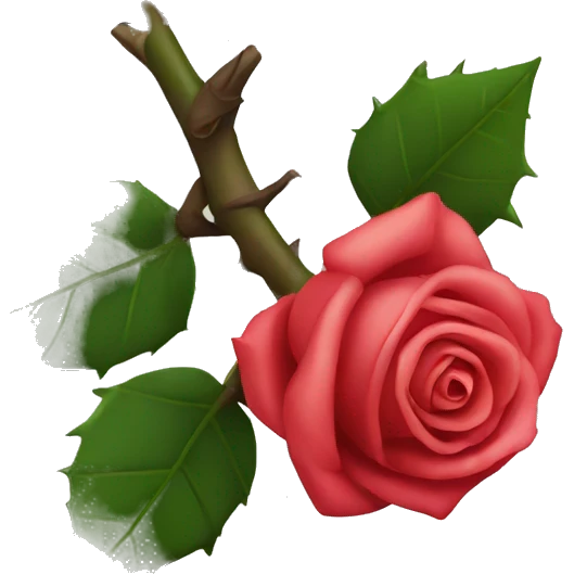 Rose thorns  emoji