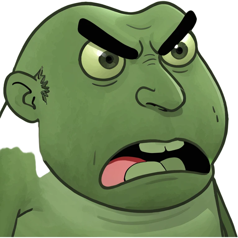 Angry man emoji